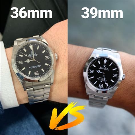 rolex explorer i 36mm vs 39mm|rolex explorer 36mm 2021 review.